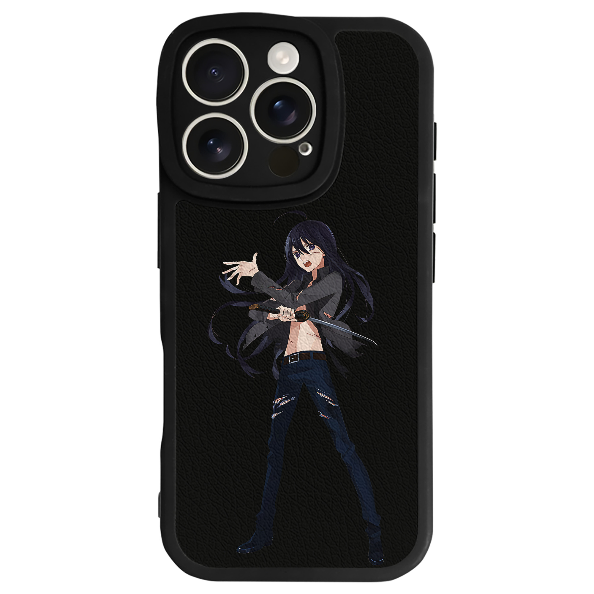 （画像用） 刀剣乱舞 Touken Ranbu 【iPhone 16シリーズ対応】シリコンスマホケース（レザー調） 材質：シリコン